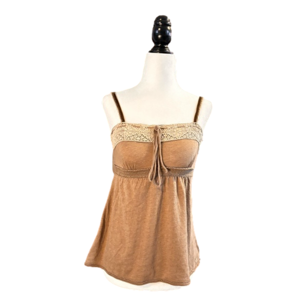 Abercrombie & Fitch Tops - Vintage Abercrombie and Fitch Brown Tank Top - Size Small